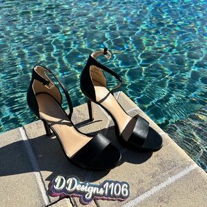 Michael Shannon Black Strappy Heels